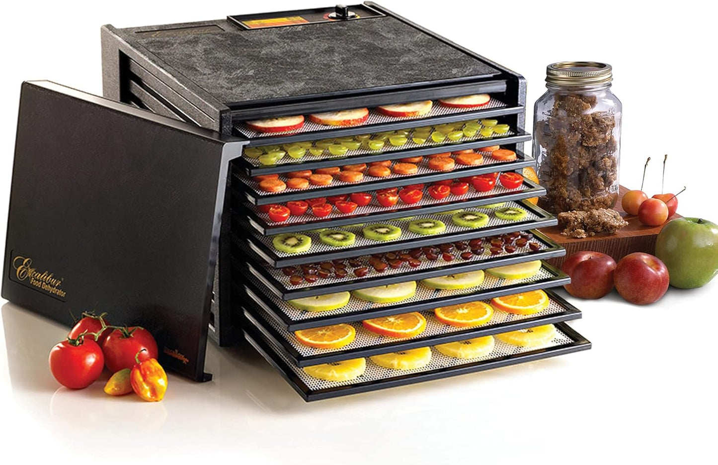 Excalibur Electric Food Dehydrator Machine with 9-Tray Capacity
