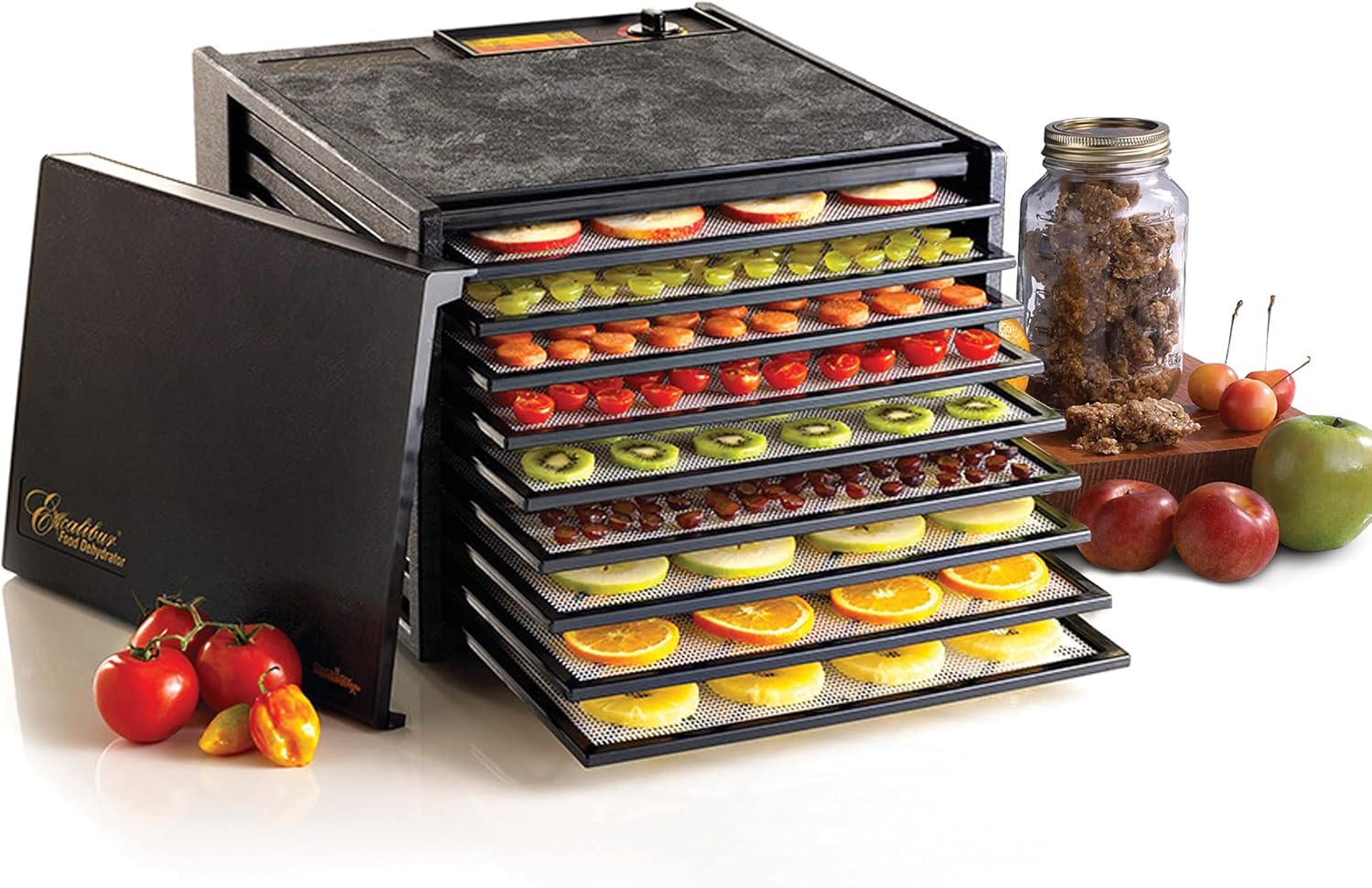 Excalibur Electric Food Dehydrator Machine with 9-Tray Capacity