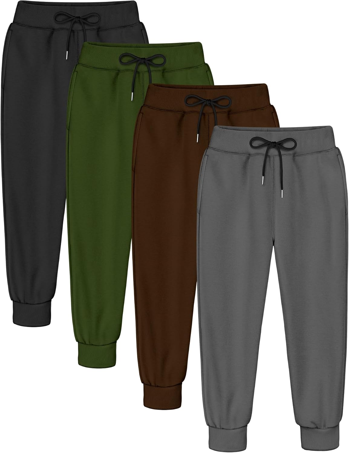 Boys Sweatpants Jogger Pants for Active Kids with Pockets