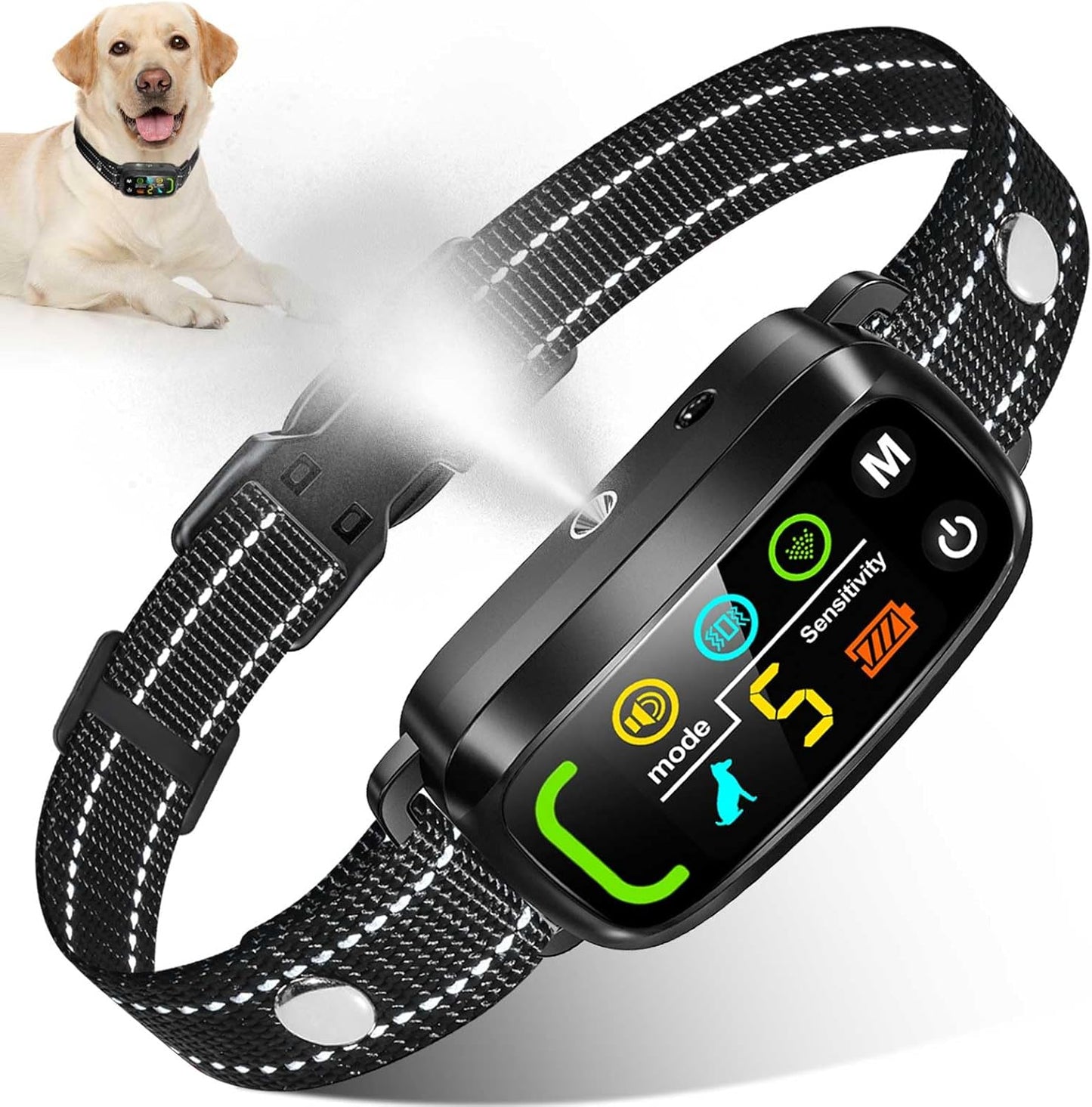 Citronella Bark Collar for Dogs with Adjustable Sensitivity Modes