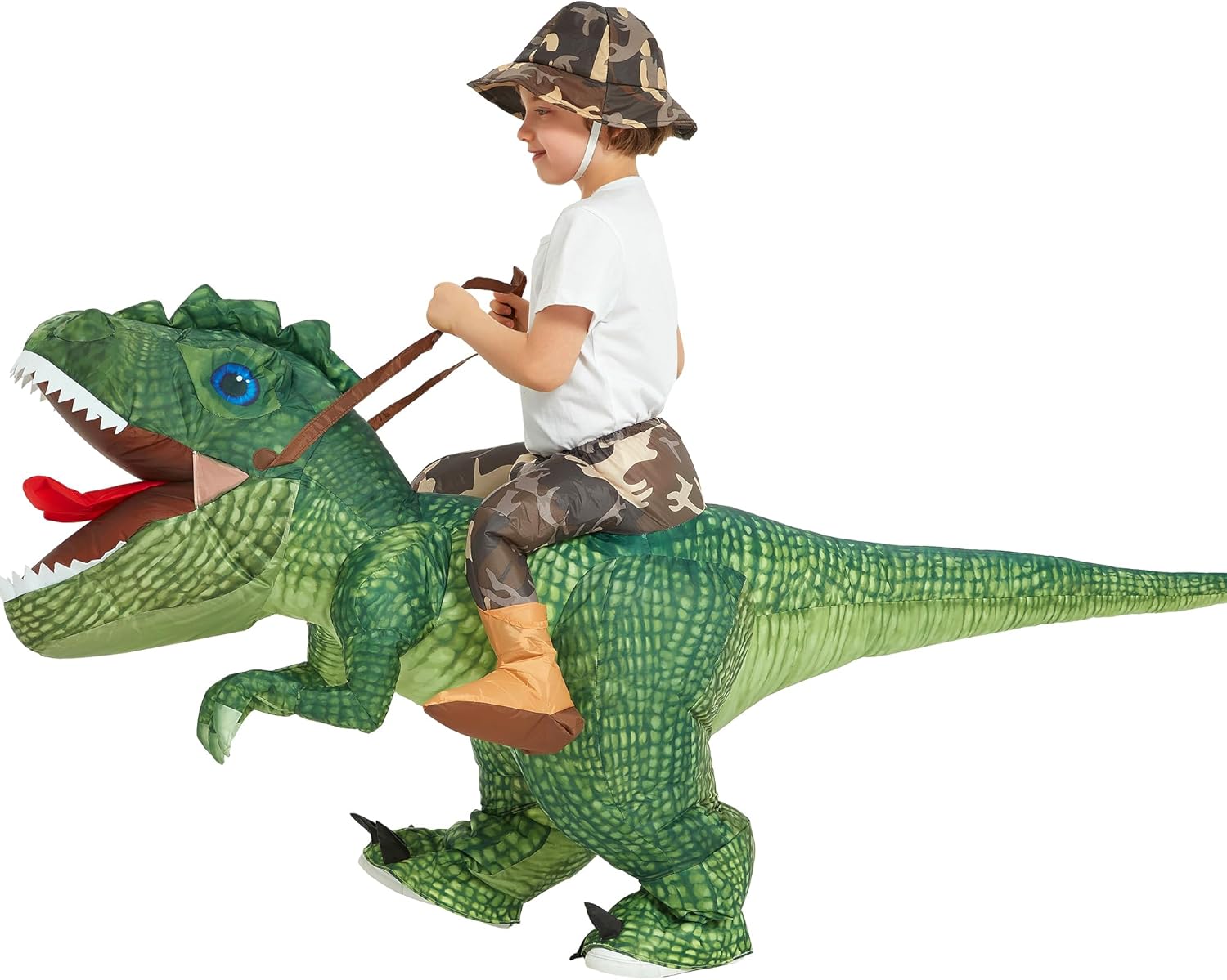 Inflatable T Rex Costume for Kids - Fun Halloween Party Outfit