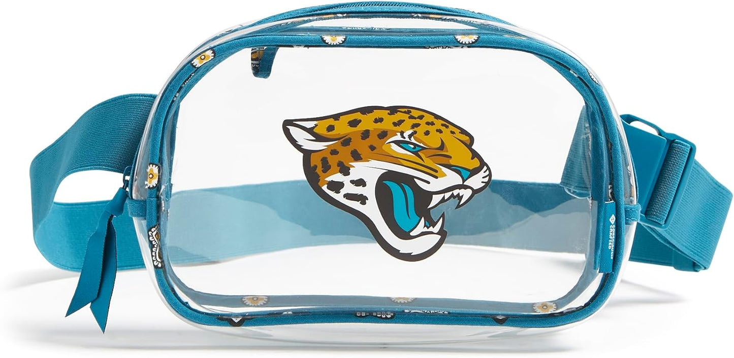 Vera Bradley Women's NFL Clear Small Belt Bag for Team Spirit