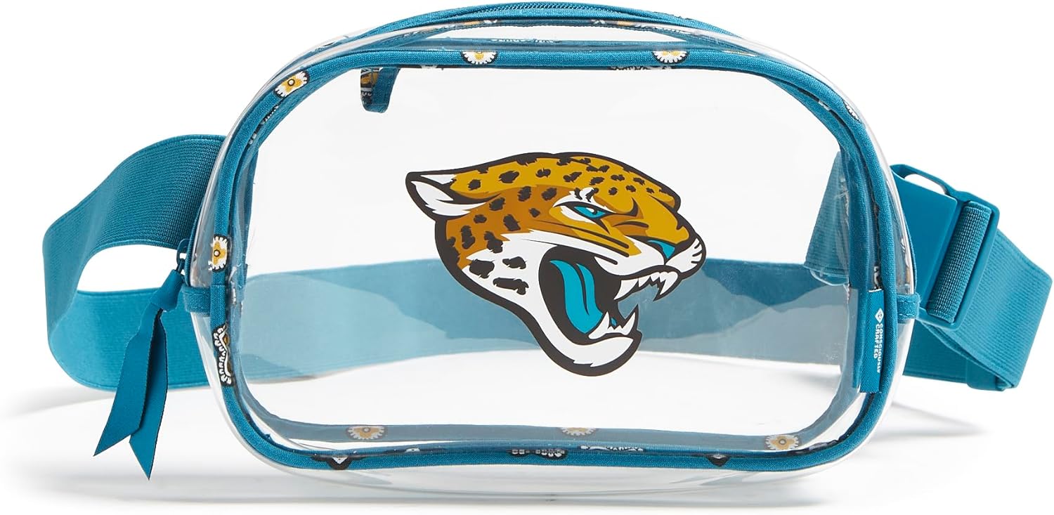 Vera Bradley Women's NFL Clear Small Belt Bag for Team Spirit