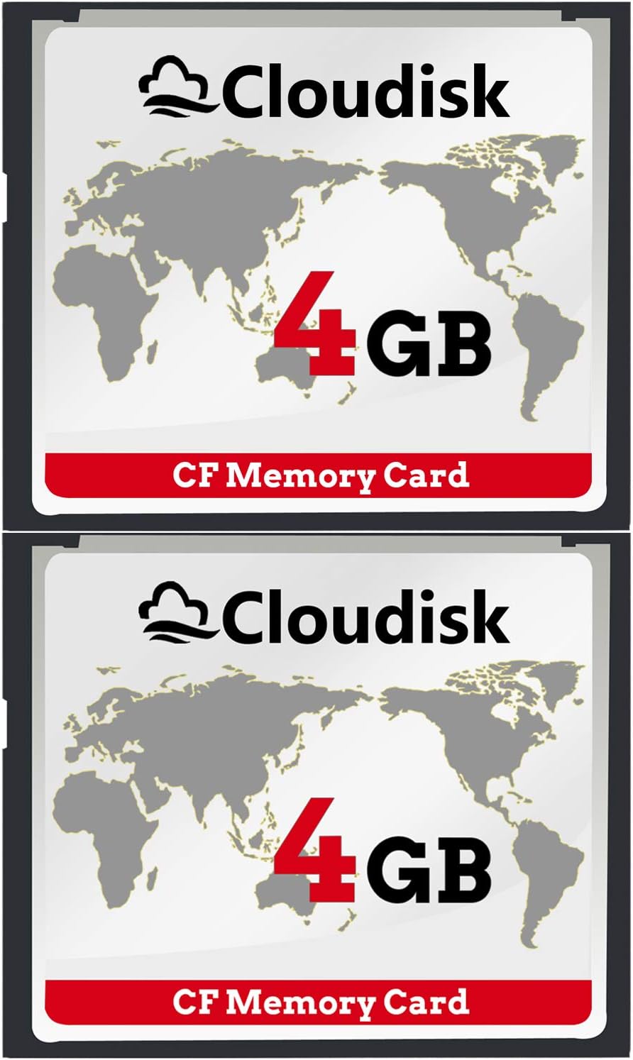 Cloudisk 4GB Compact Flash Cards - Boost DSLR Performance!