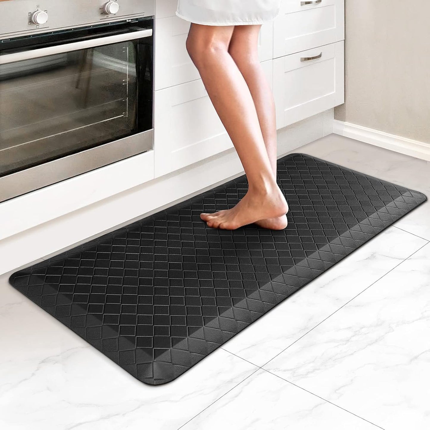 HappyTrends Anti-Fatigue Kitchen Floor Mat for Comfort & Safety