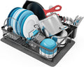 GSlife Large Dish Drying Rack - Expandable Family-Size Counter Rack