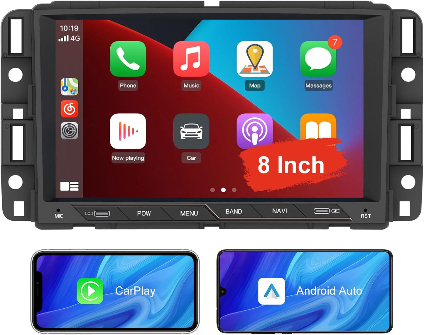 Android 13 Car Radio for GMC Sierra with 8 Inch Touch Screen