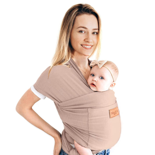 Premium Cotton Baby Wrap Carrier by Max&So - Comfortable & Versatile