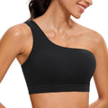 Butterluxe One Shoulder Sports Bra - Soft Low Support Yoga Top