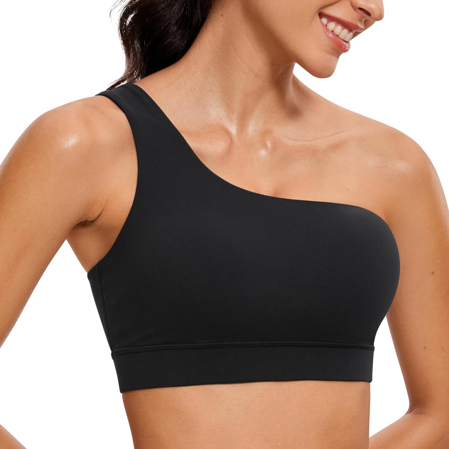 CRZ YOGA One-Shoulder Butterluxe Sports Bra