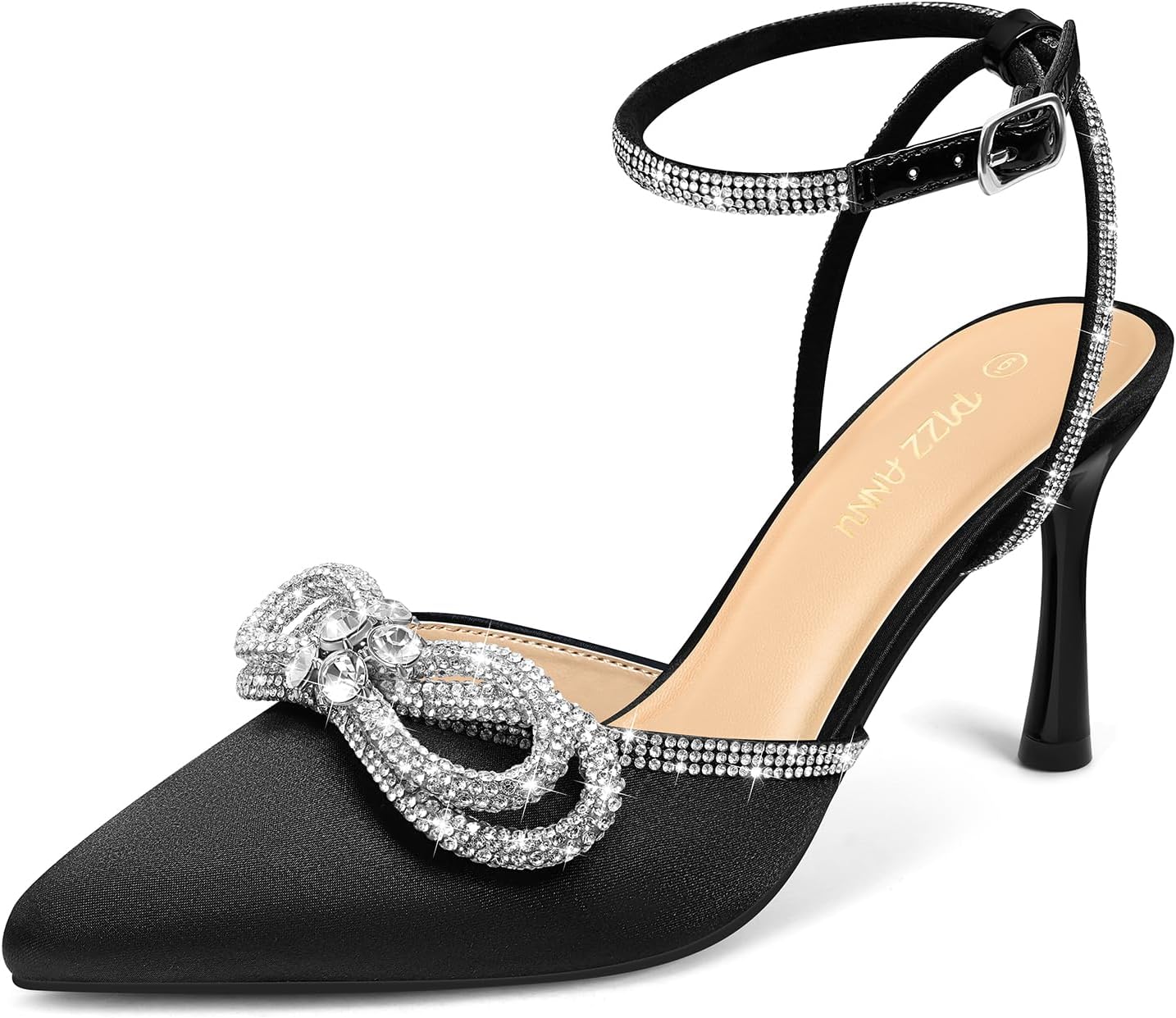 PIZZ ANNU Women's Cienna High Heels Stiletto Pumps for Parties