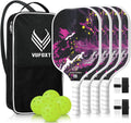 Pickleball Paddles Set of 2/4 - USAPA Approved Carbon