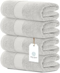 Luxury Bath Towels Set of 4 - Ultra Soft 700 GSM Cotton Towels