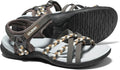 Womens Hiking Comfort Sport Sandals with Arch Support - Versatile Hook
