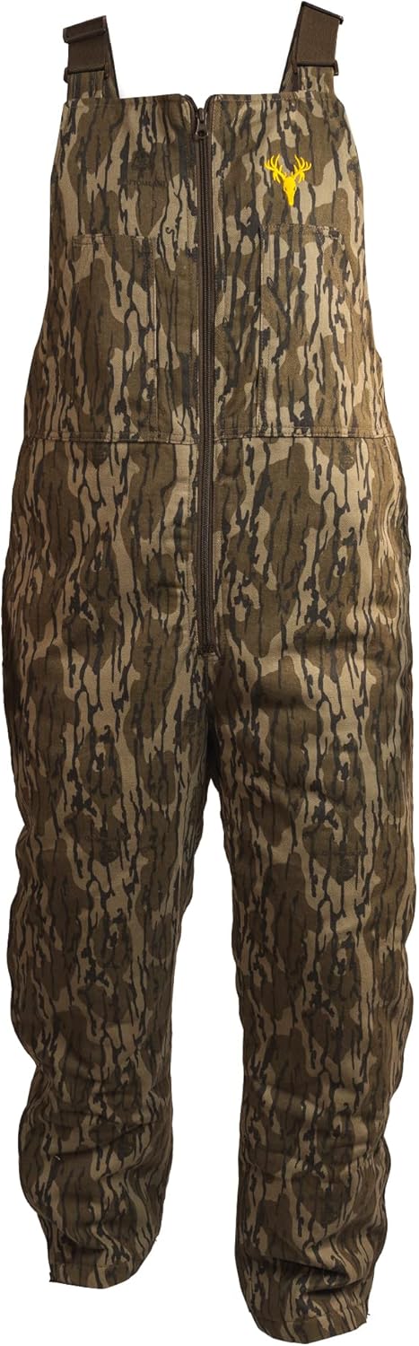 HOT SHOT Mens Insulated Camo Bib for Cold Weather Hunting