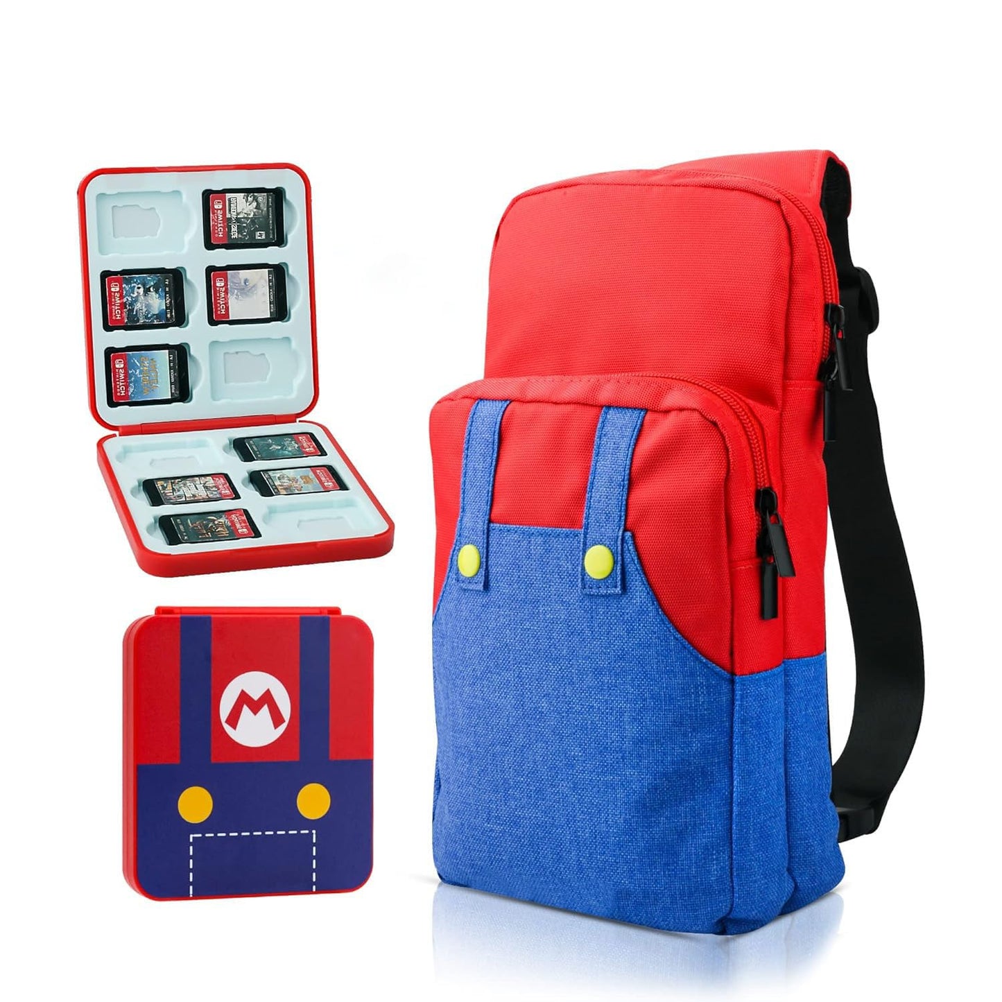 Mario Switch Travel Bag - Cute Carrying Bag for Nintendo Switch