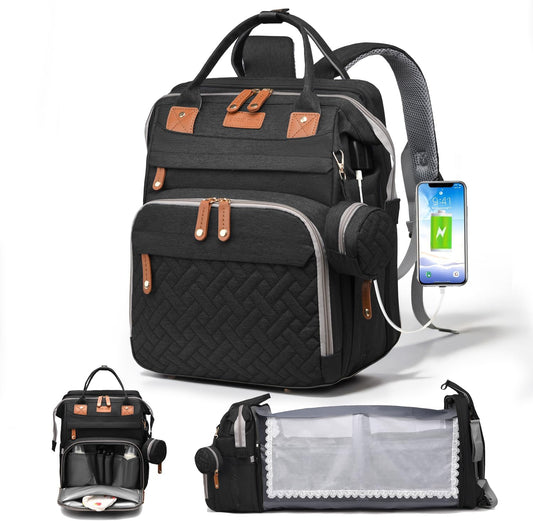 Waterproof Diaper Bag Backpack - Ultimate Baby Travel Essential!