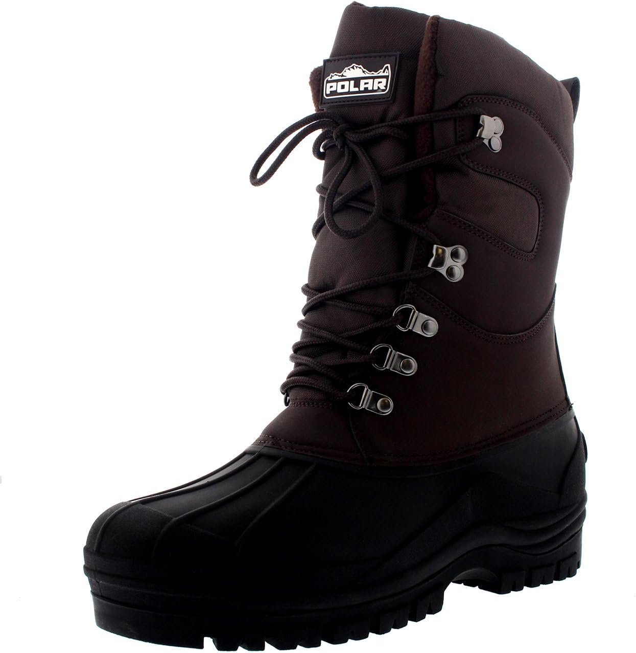 POLAR Mens Snow Hiking Mucker Duck Waterproof Thermal Boots