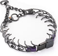 Herm Sprenger Black Stainless Steel Dog Collar for Training