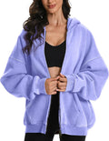FAIABLE Double Zip Up Hoodie Oversized Acid Wash - Vintage