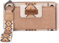 Wrangler Wristlet Wallets for Women Western Clutch Purse - Boho RFID