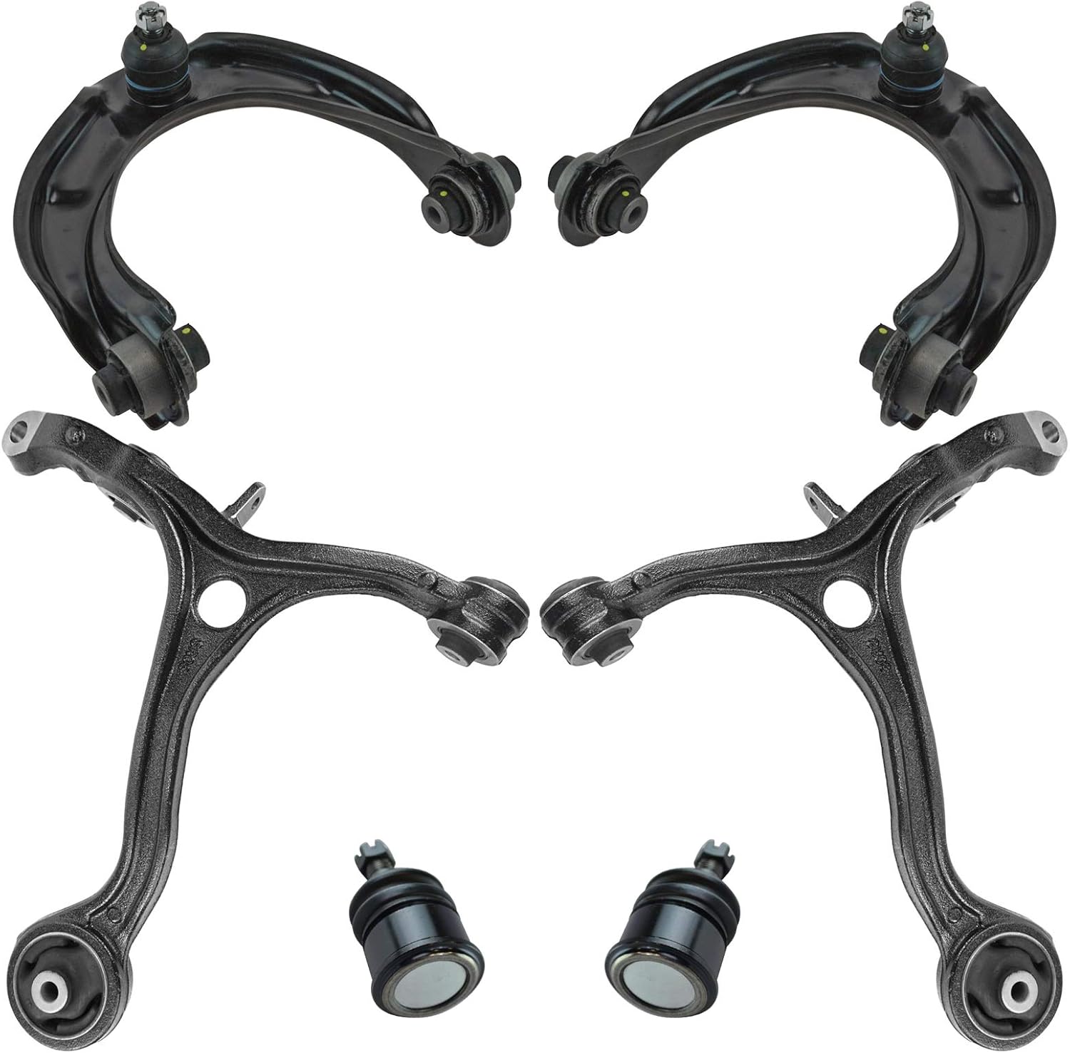 TRQ Front Control Arm with Ball Joint Set for Acura TSX & Honda Accord