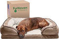 Furhaven Memory Foam Dog Bed for Large Dogs with Washable Cover