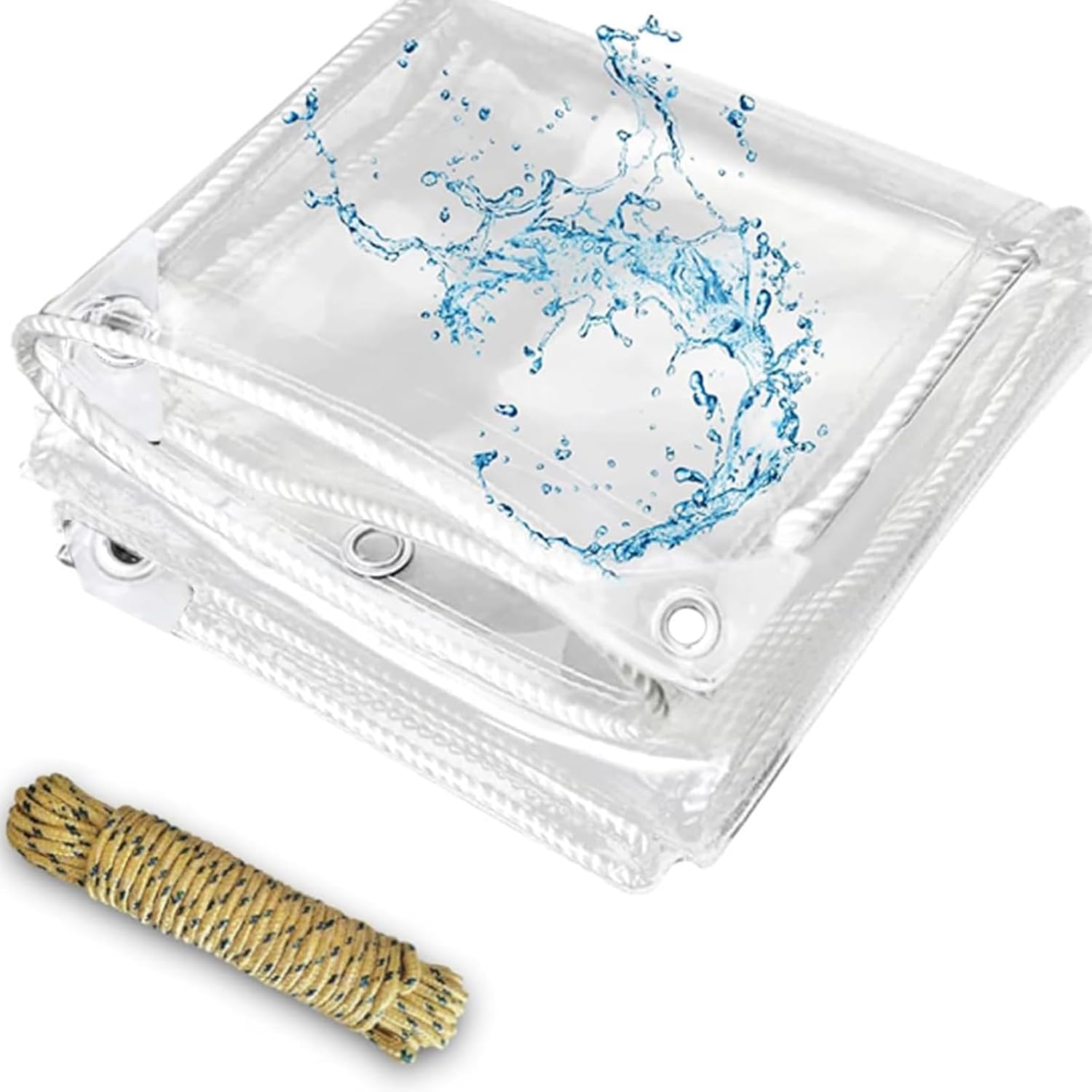 Clear Tarps Heavy Duty Waterproof 14mil for Garden and Camping