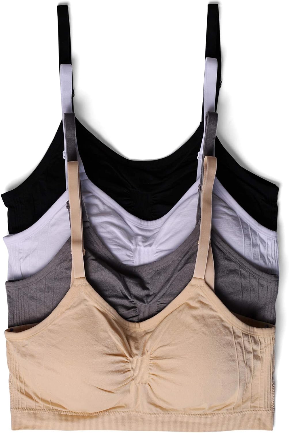 Kalon 4 Pack Womens Cami Bras for Ultimate Comfort and Style