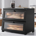 Kitsure Bread Box Wooden Bread Box for Countertop - Large Capacity