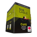 Cat6 Riser Ethernet Cable 1000ft Red - High Performance Bulk Cable