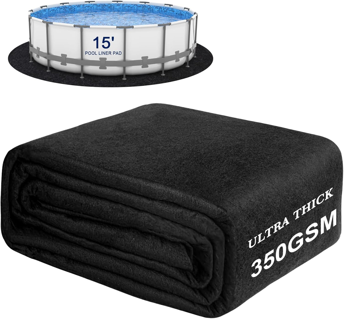 350G/M2 Thicker Pool Liner Pad for Above Ground Pools