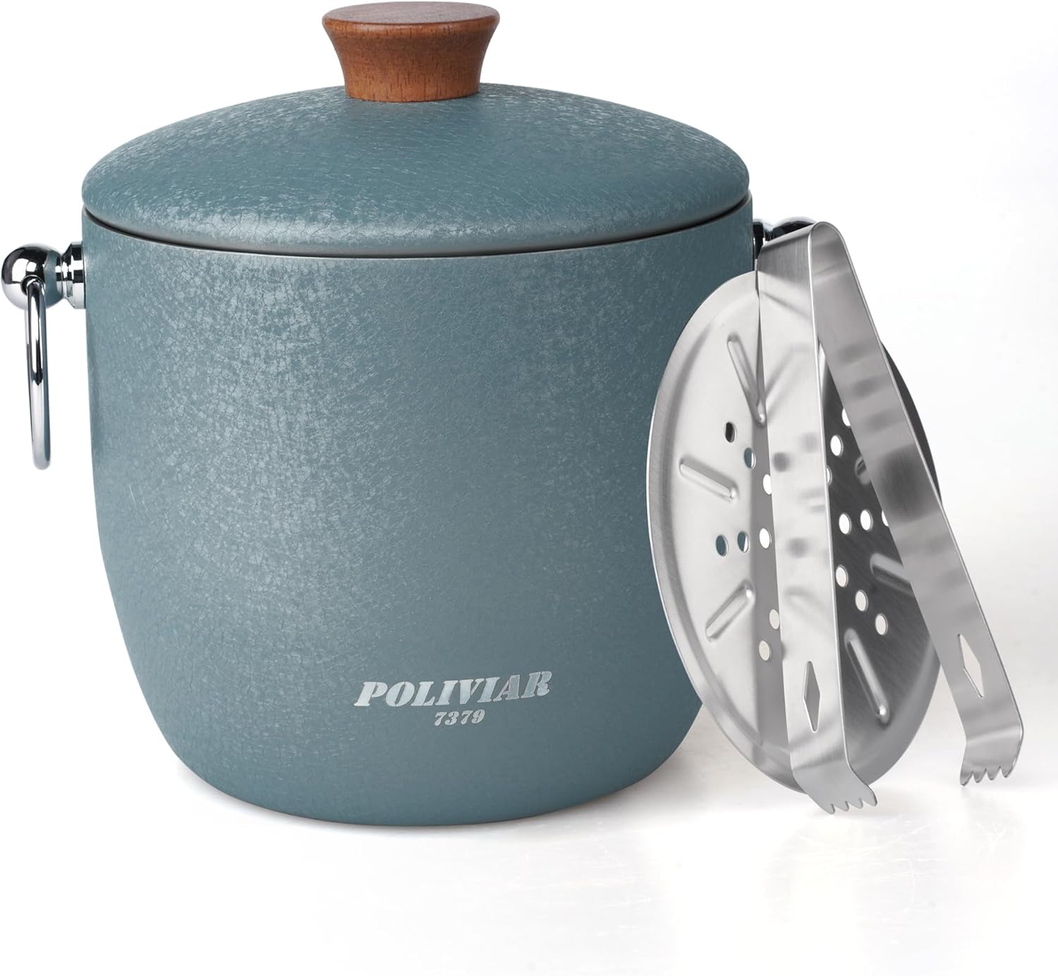 POLIVIAR Ice Bucket 2.5L Double Wall Stainless Steel Design