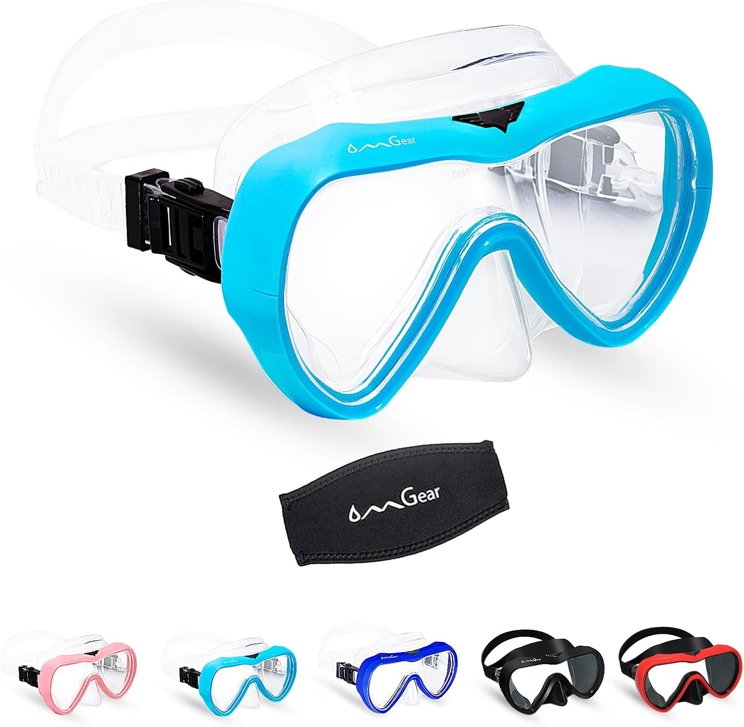 OMGear Silicone Snorkel Mask - Impact Resistant