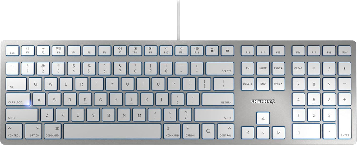 Cherry KC 6000 Slim Keyboard: Silent Scissor Tech, 12 Apple Functions