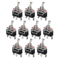Baomain 10-Pack Toggle Switch ON-OFF-ON SPDT - Durable 15A Control