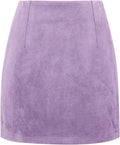 IDEALSANXUN Womens High Waist Plaid Pencil Mini Skirt - Classic Fit