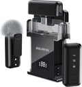 Wireless Lavalier Microphone for iPhone Android Laptop - Compact