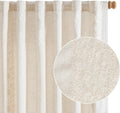 Boho Embroidered Ivory Curtains - 90 Long - Set of 2