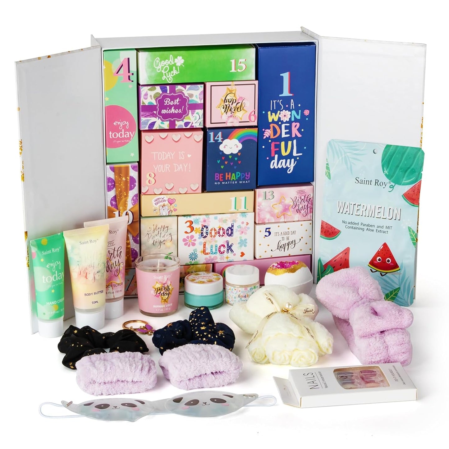 Luxury Spa Gift Box for Teens and Women - 15pcs Birthday Surprise