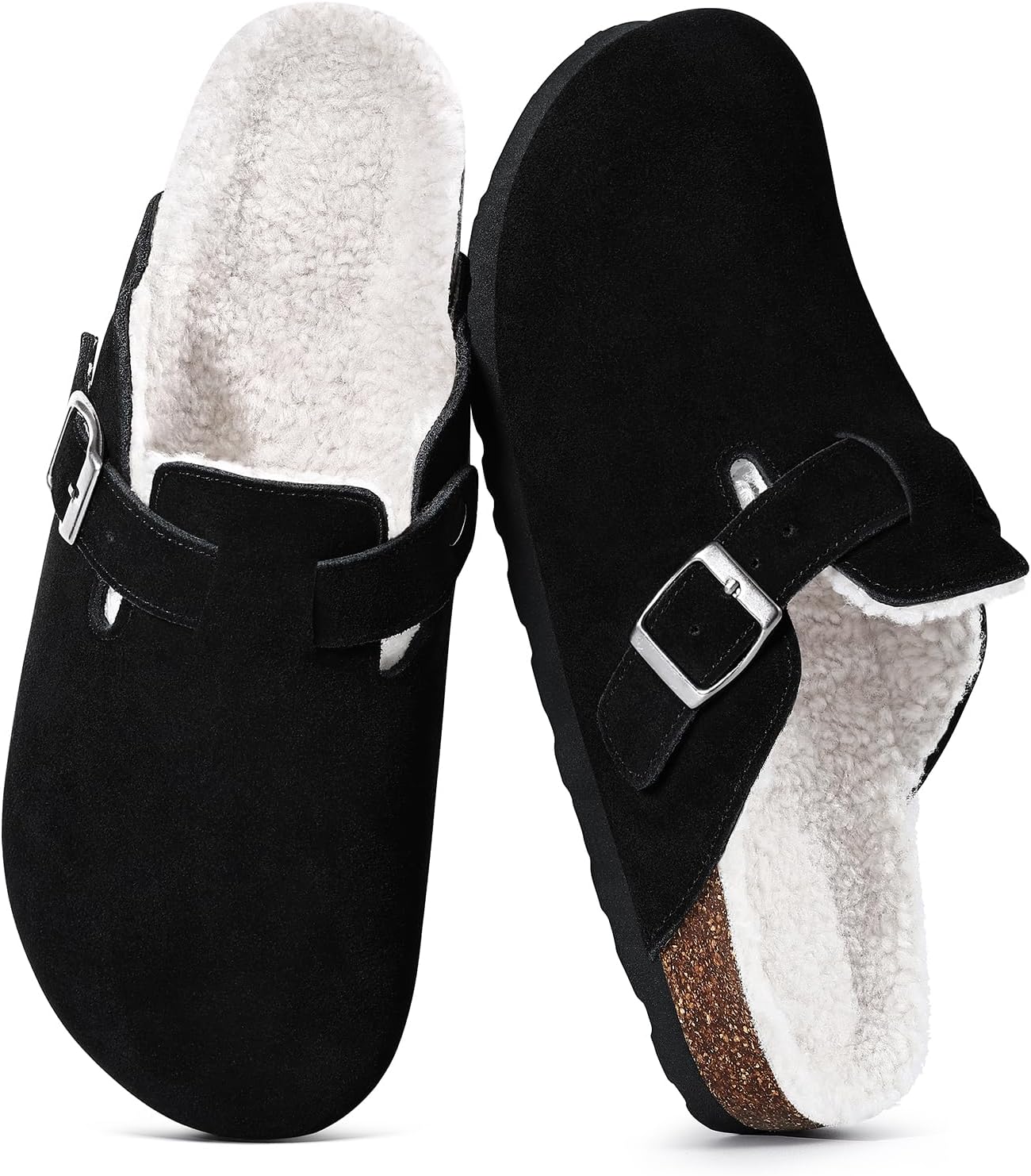 Fuzzy Suede Clogs for Women: Cozy Winter Footwear Solution