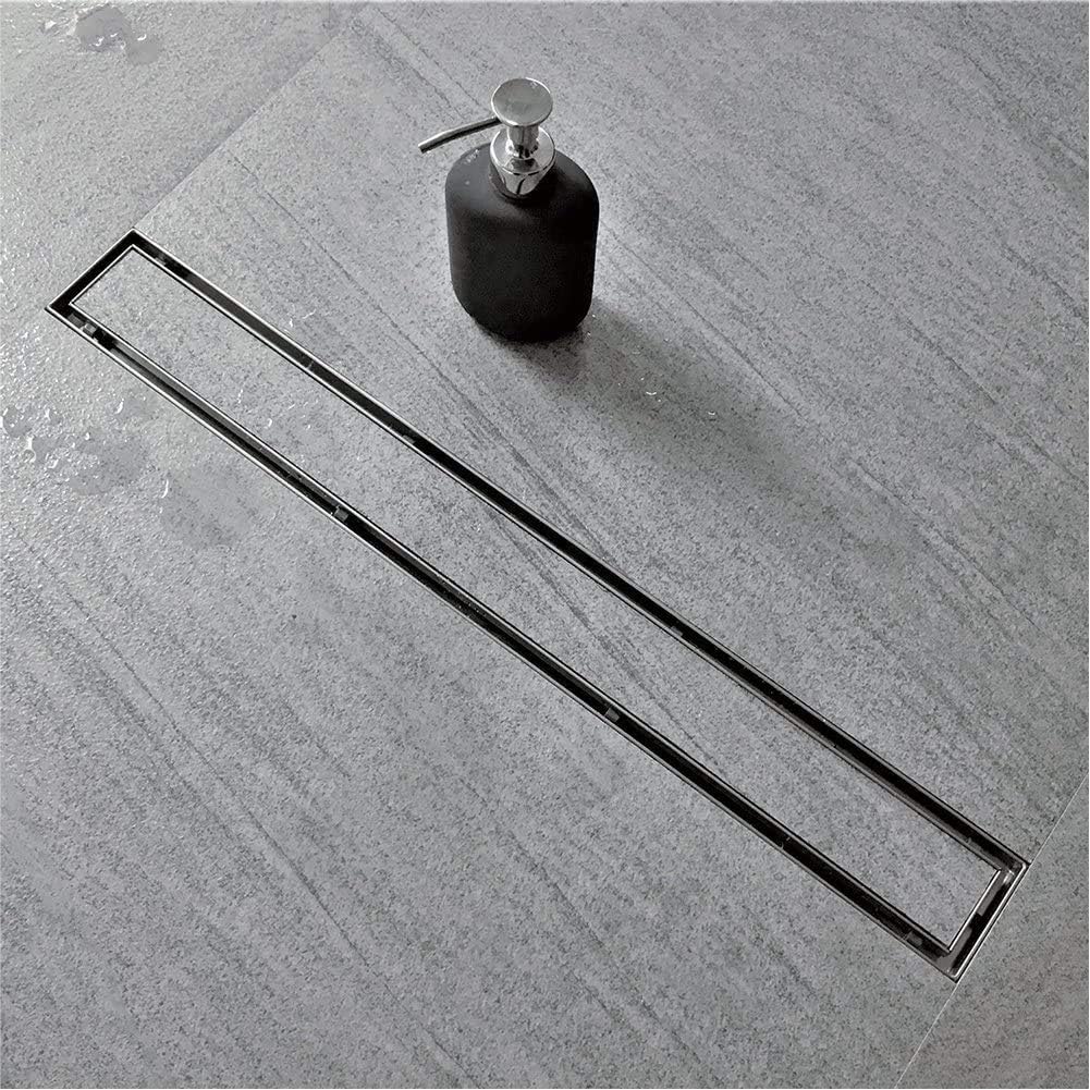Neodrain 32-Inch Linear Shower Drain with Tile Insert Grate