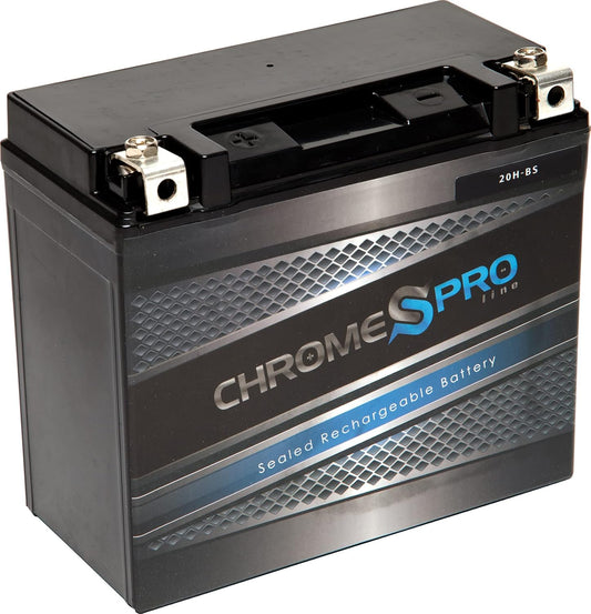 Chrome S Pro YTX20H-BS Battery Replacement for ATVs and More
