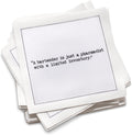Five Star Funny Bartenders Wisdom Cocktail Napkins - Witty Party