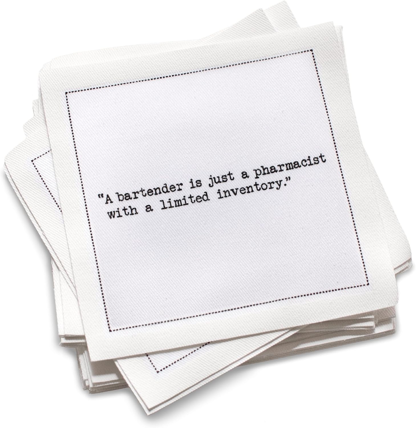 Five Star Funny Bartenders Wisdom Quotes Cocktail Napkins