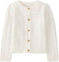 Gymboree Girls and Toddler Long Sleeve Cardigan - Combed Cotton