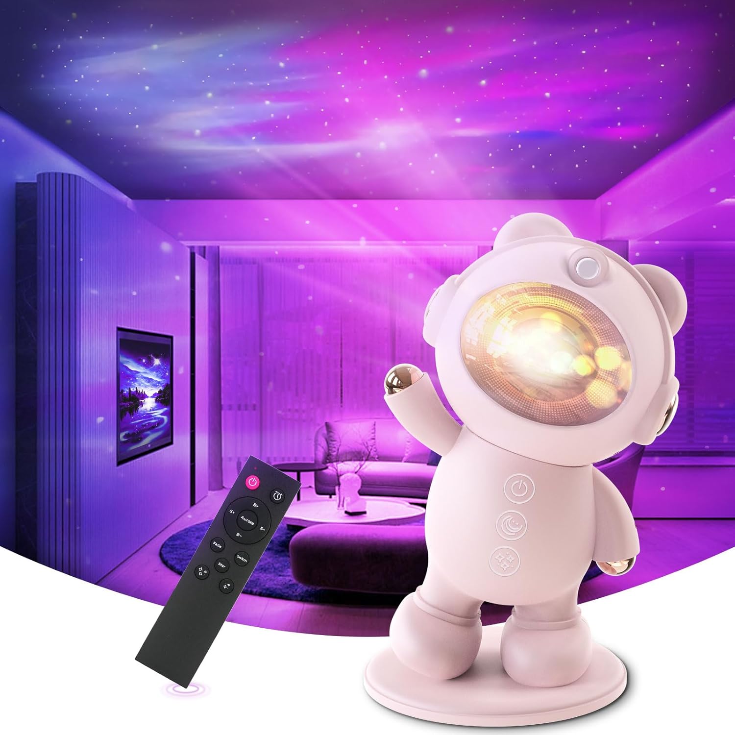 360 Rotation Galaxy Projector - Perfect Christmas Gift!