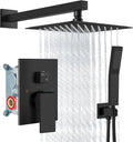 Aolemi Shower Faucet Set Rain Shower System with Handheld - Matte