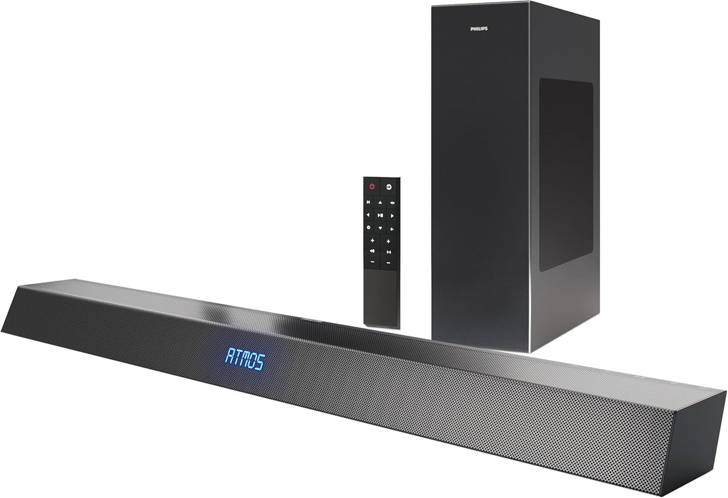 Philips Soundbar with Wireless Subwoofer for Home Theater Audio