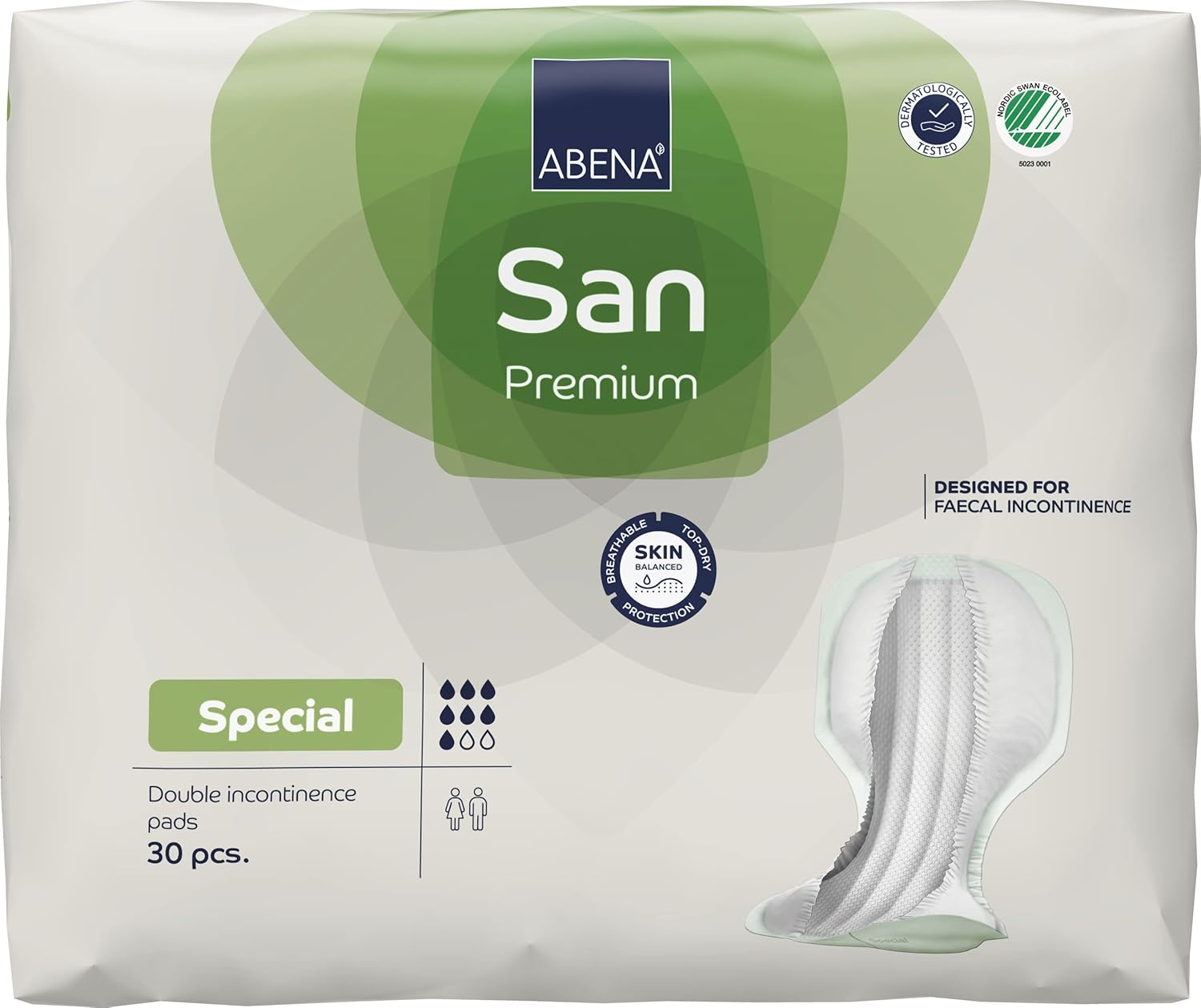 Abena San SPECIAL 30ct - Fecal Incontinence Shield